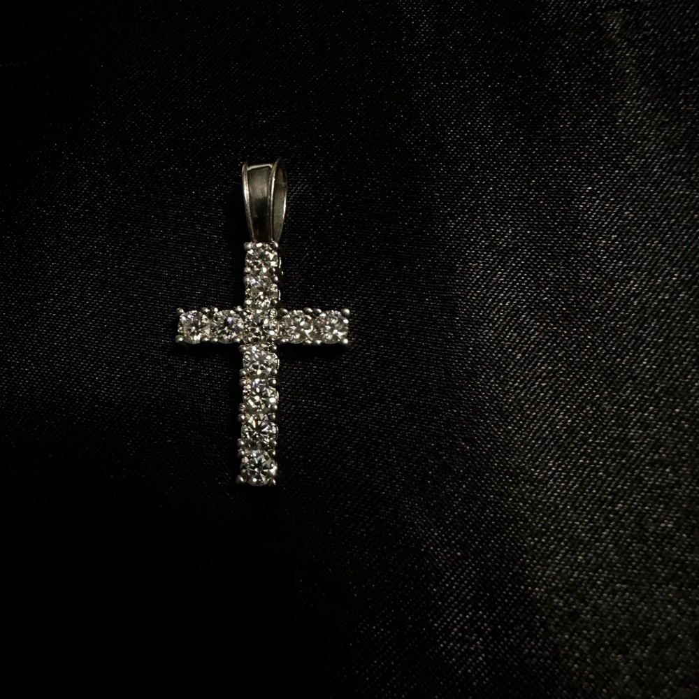 Dazzling Crystal Cross Necklace